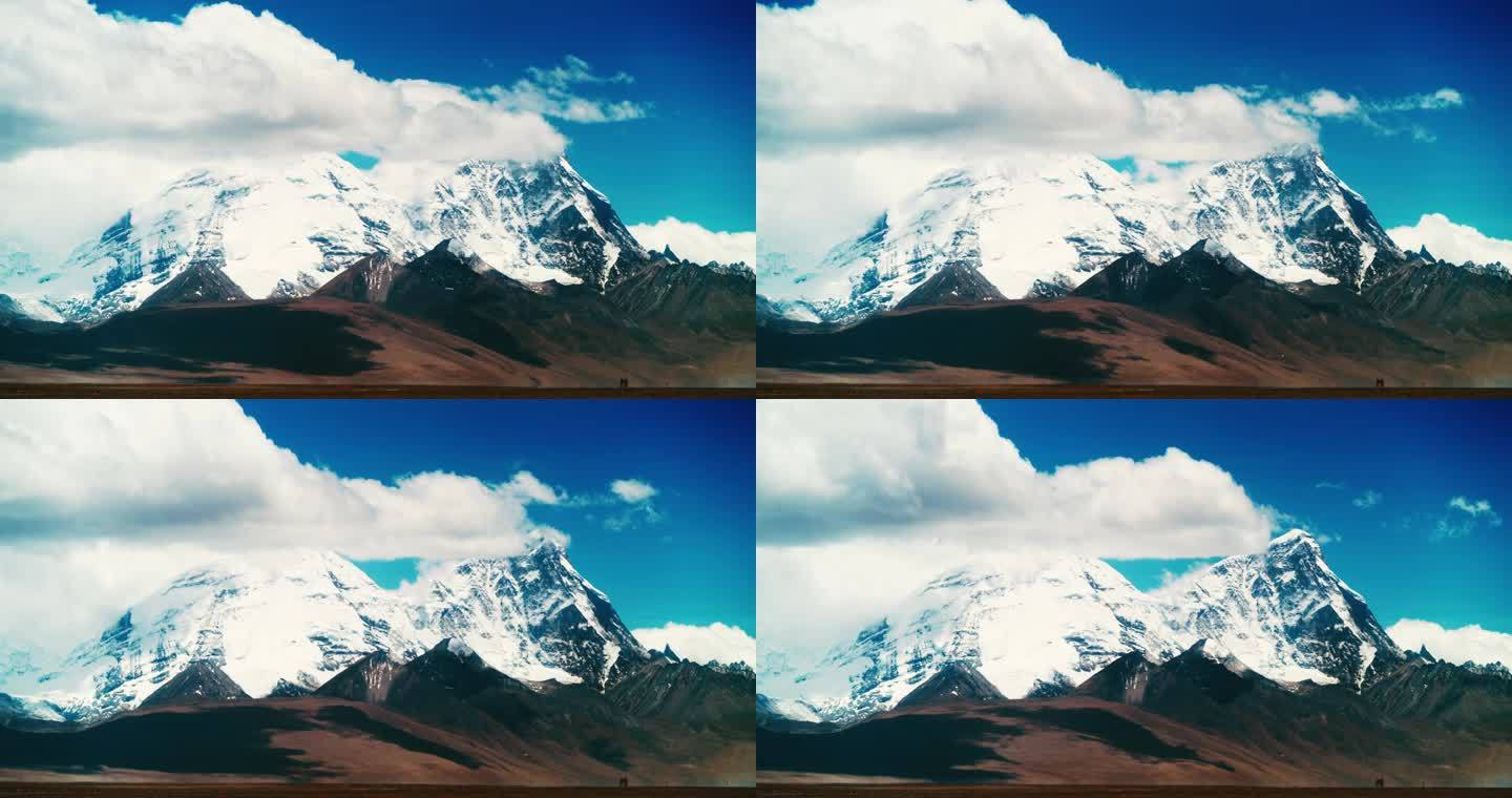 雪山 大气 户外 西藏 雪景 航拍 冰川