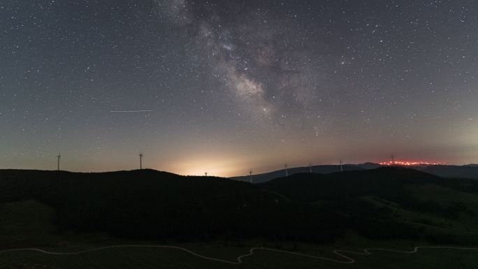 夏季银河星空延时