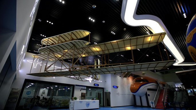 长沙航空科技体验中心馆内实拍