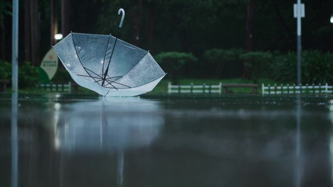 透明雨伞