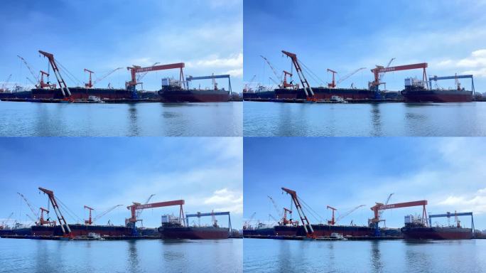造船厂 船舶重工延时 工业港口城市