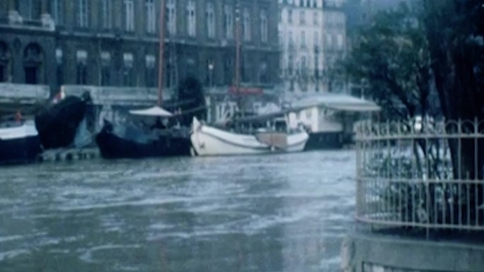 80年代法国塞纳河洪水水灾