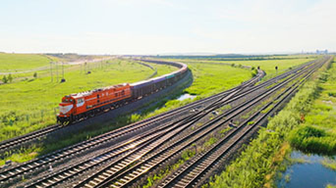 中欧班列 铁路运输 货运火车 货运铁路