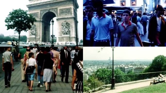 80年代法国巴黎风景风光