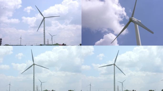 原创4K风车风力发电