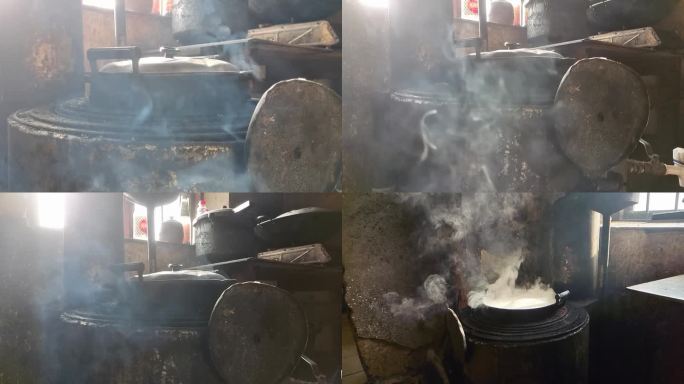 煤灶炉大锑煲升火做饭烧记忆儿童时代印象