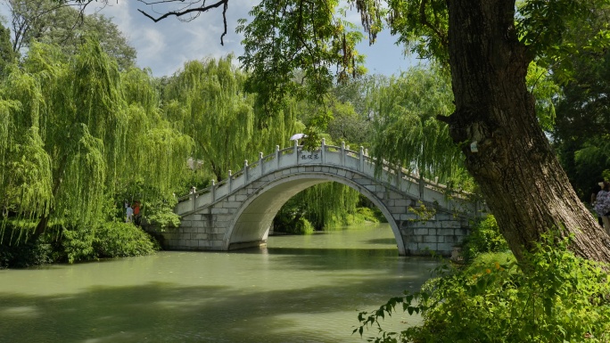 扬州瘦西湖人文自然风景