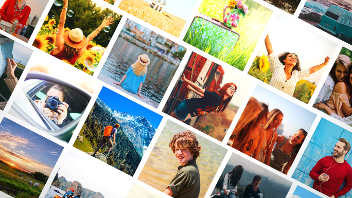 照片墙图片墙AE模板