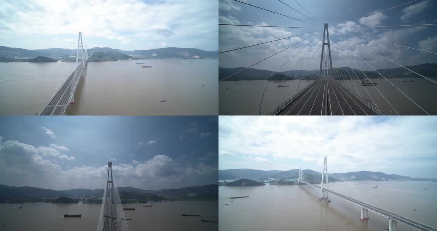 武穴长江大桥航拍