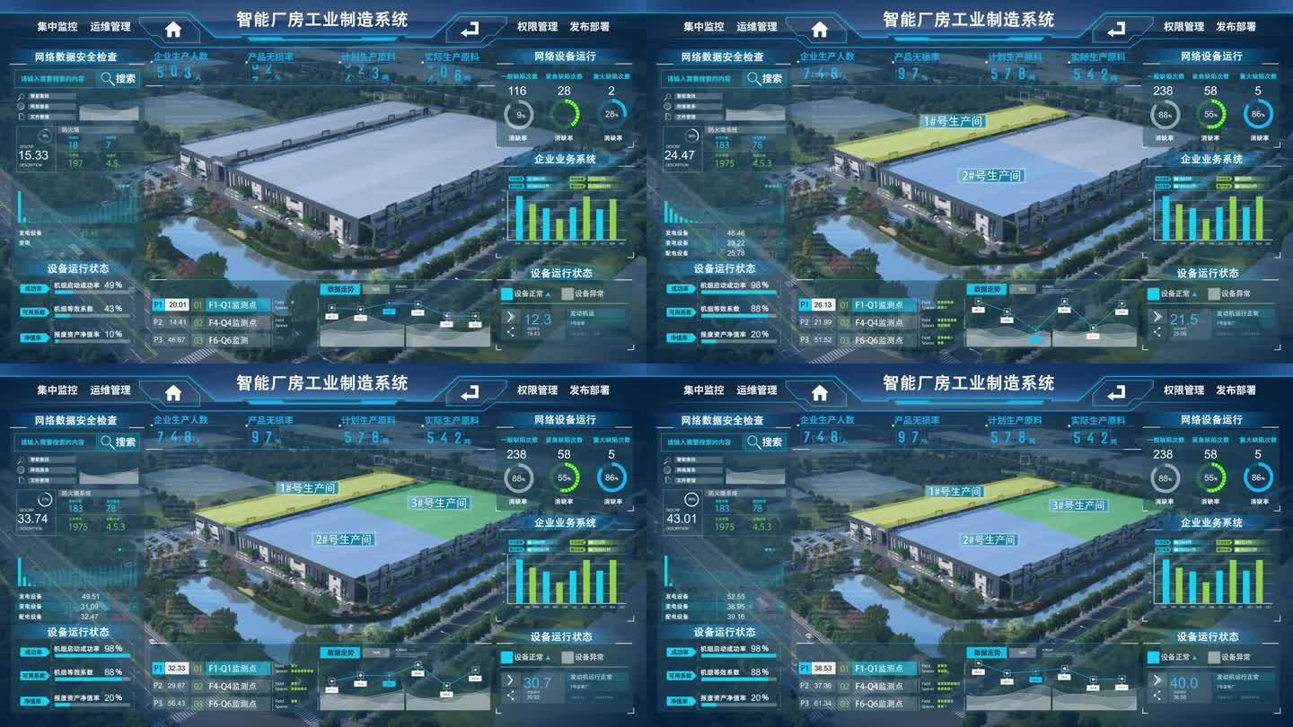 智慧厂房可视化