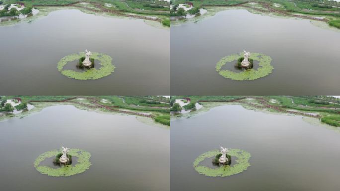 河北衡水市衡水湖风光