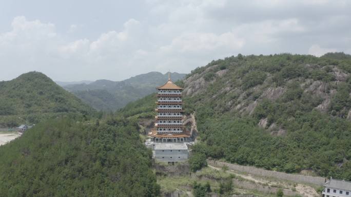 「有版权」LOG航拍天台山桐柏宫合集4K