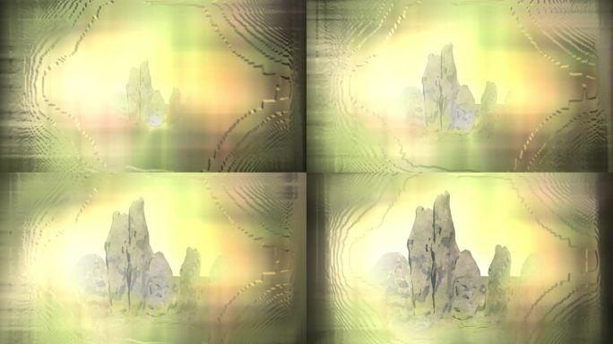 仙山梦幻闪现梦景边框视频素材下载AE模板