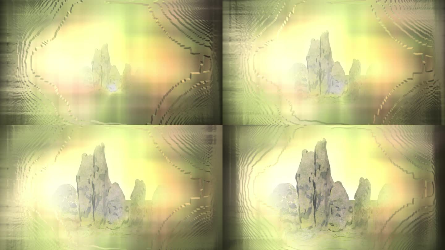 仙山梦幻闪现梦景边框视频素材下载AE模板