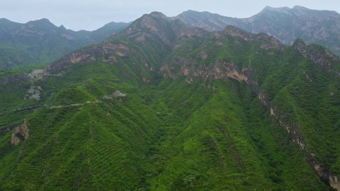 [4K]航拍素材.北京爨底下古村