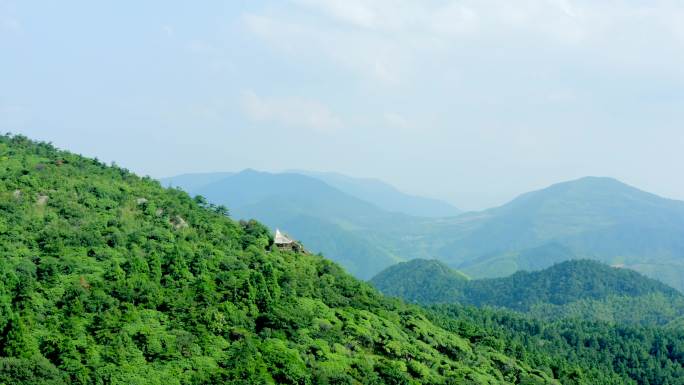「有版权」航拍天台山华顶国家森林公园4K