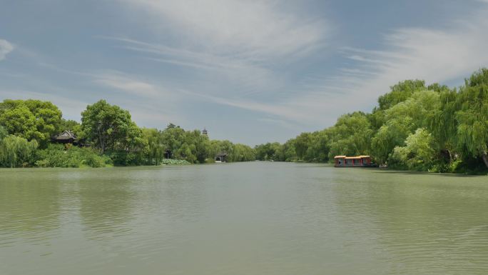 扬州瘦西湖人文自然风景