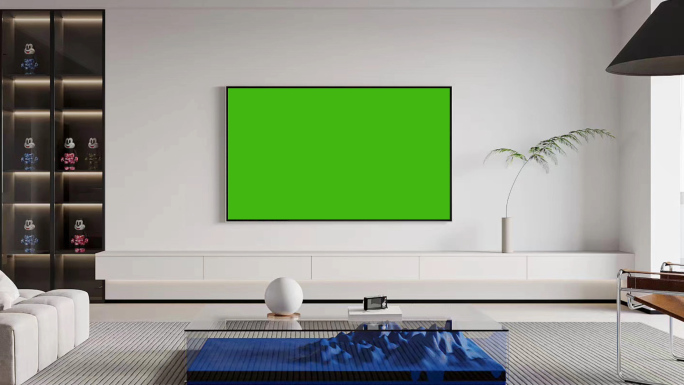 电视机屏幕内容替换模板
