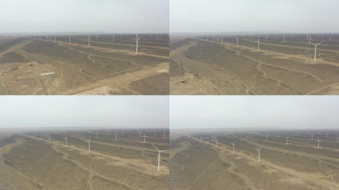 甘肃 风电站 风电场 新能源 绿色能源
