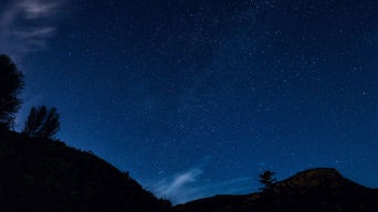 4K大气山区农村星空星星延时摄影实拍素材视频素材