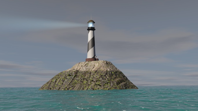 灯塔保卫守护岛屿