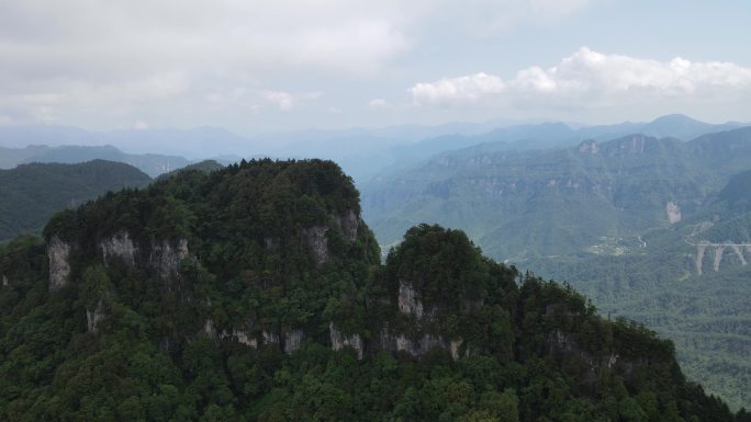 祖国大好河山湖北神农架5A天燕景区