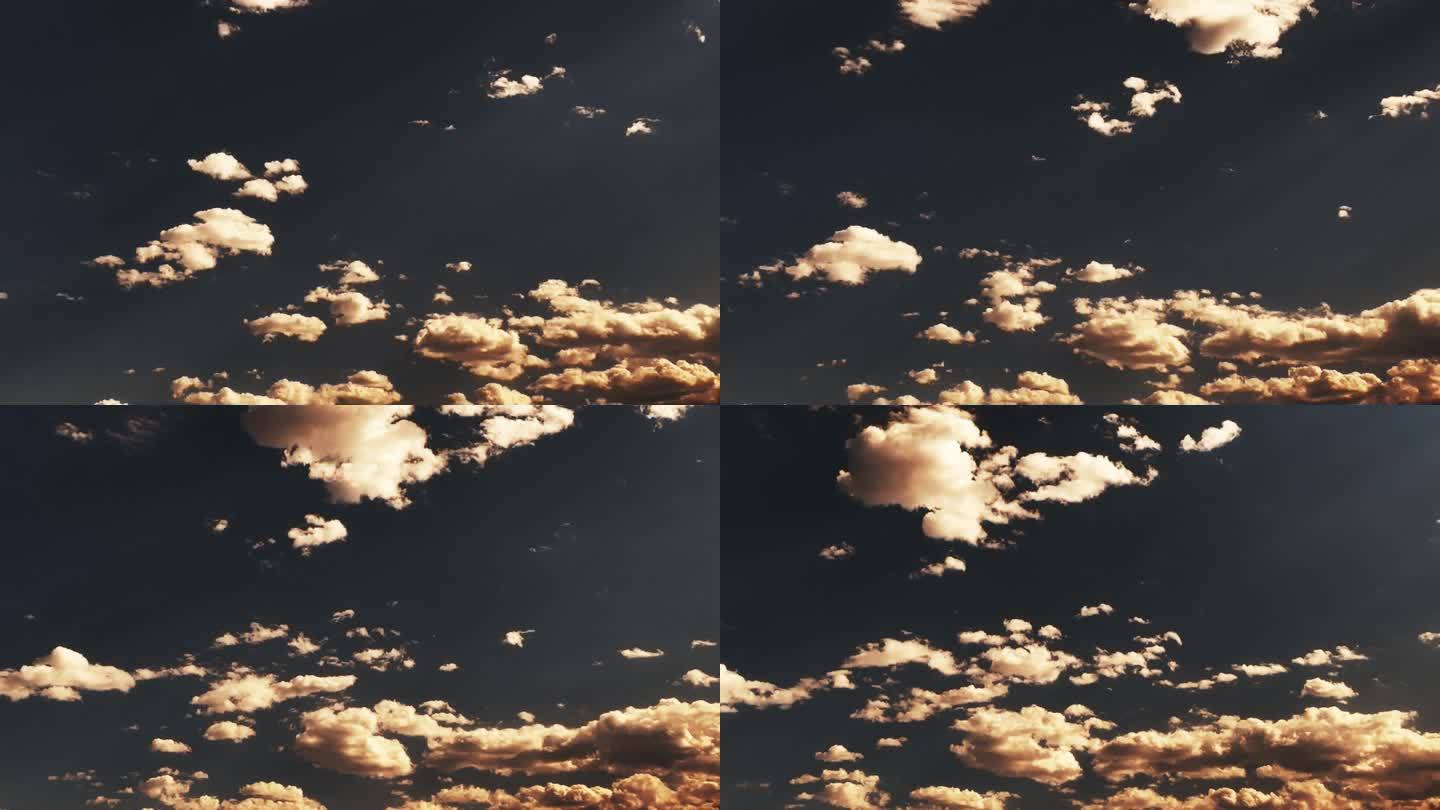 【HD天空】云影云团灾难末日云景黄昏氛围