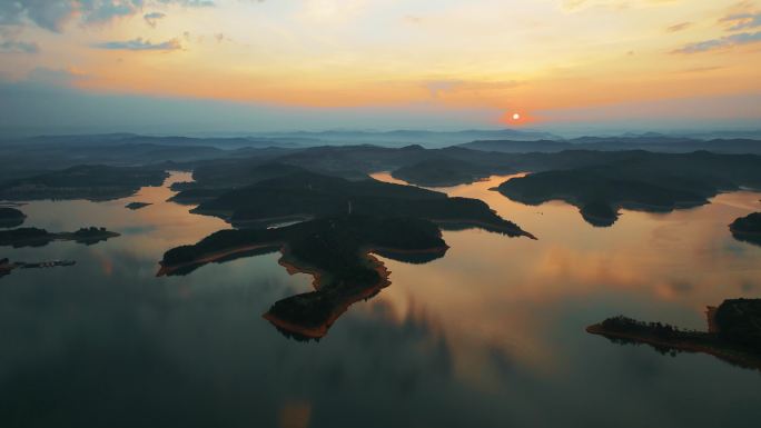 绵阳仙海湖日出（4K）