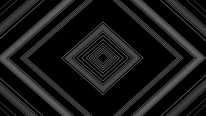 4K黑白菱形线条-2