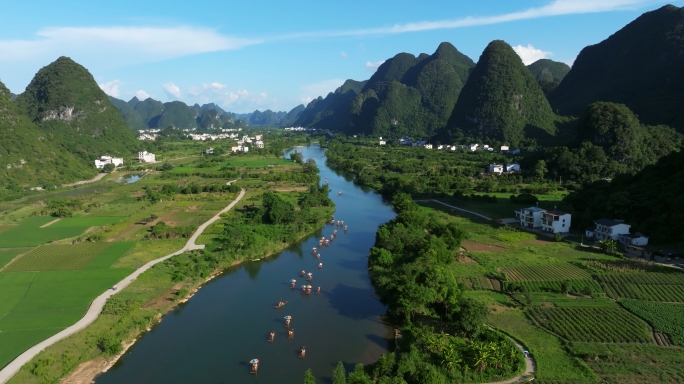 遇龙河漂流