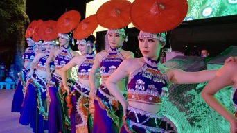 中国传统舞蹈素材 表演 杂技视频素材