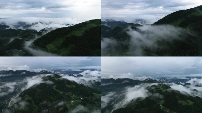 云雾里的大山