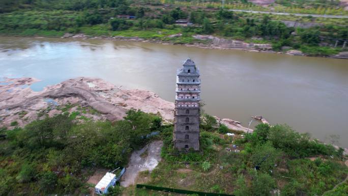 四川广安白塔