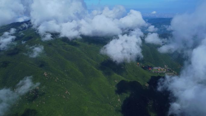 [4K]航拍素材.北京妙峰山云海之二