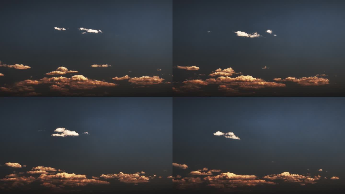 【HD天空】复古黄昏天光云影少云云朵光影
