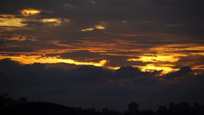 云彩 实拍素材 写实 日落 夕阳