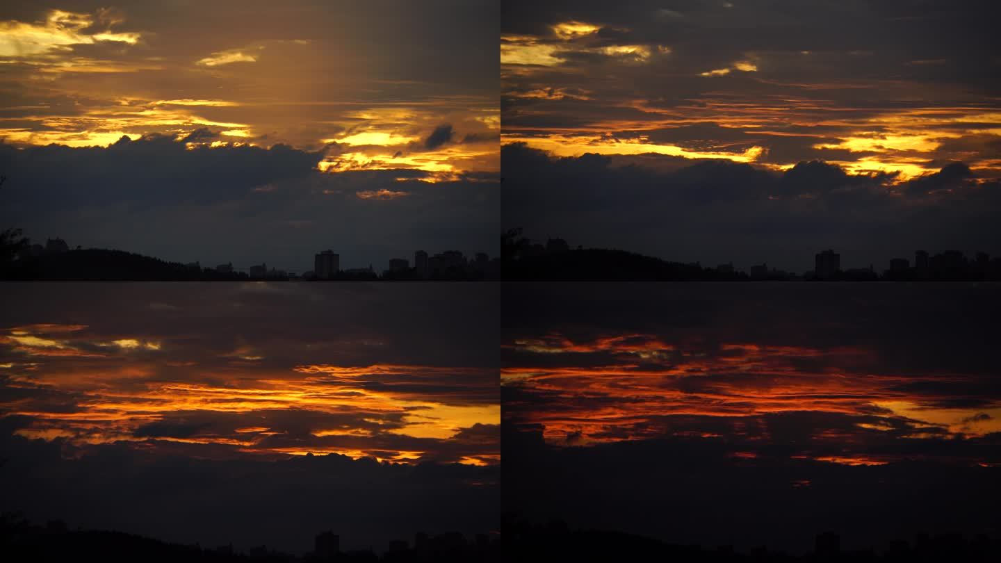 云彩 实拍素材 写实 日落 夕阳