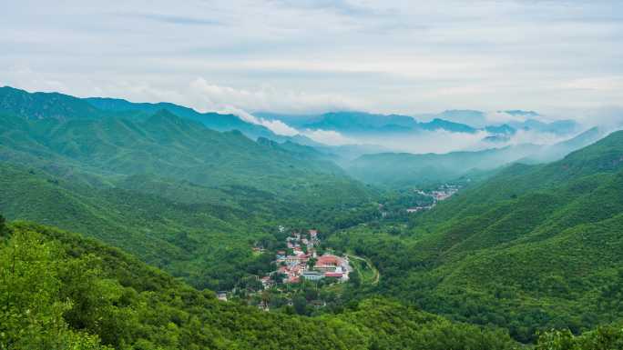 群山云雾延时