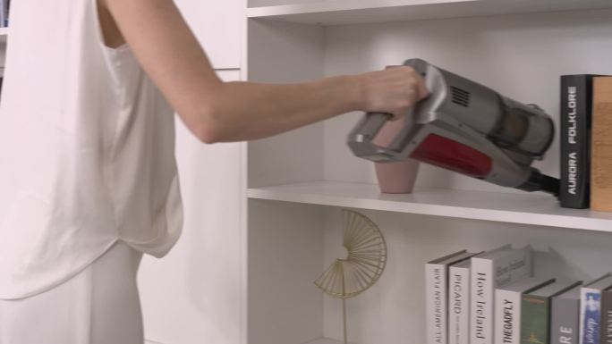 吸尘机使用家居使用视频素材