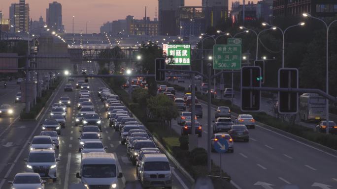 城市快速路车流