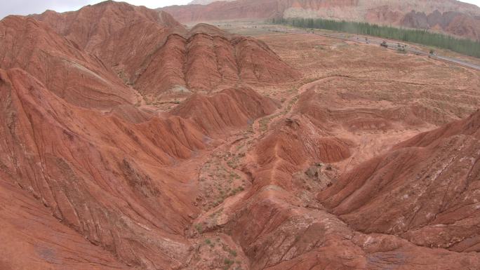 4K穿越机fpv航拍新疆 天山神秘大峡谷