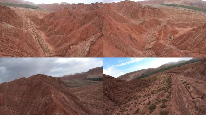 4K穿越机fpv航拍新疆 天山神秘大峡谷