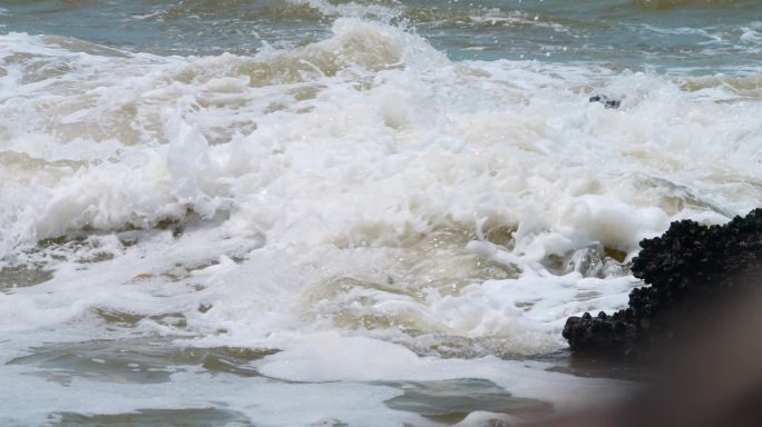 海洋 浪潮 海浪拍岸