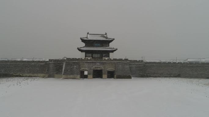 东晋古城雪景