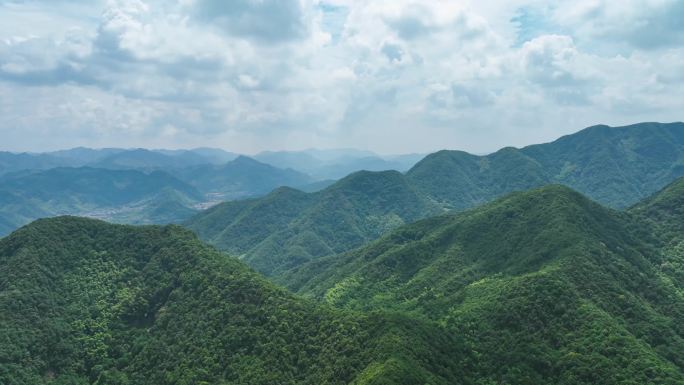 延时 山村风光 乡村 绍兴王坛 山脉