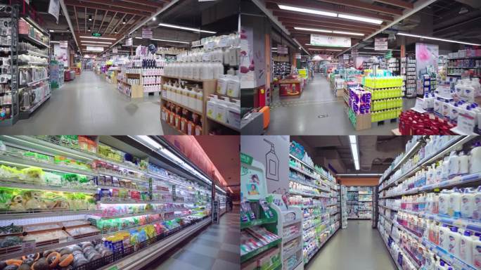 超市商店商场产品陈列