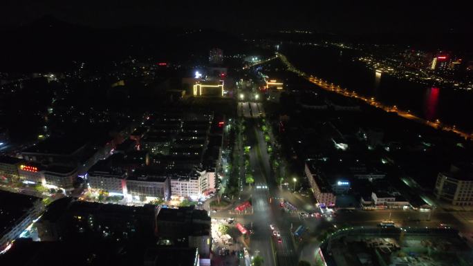 台州玉环楚门新城夜景航拍DJI_0515