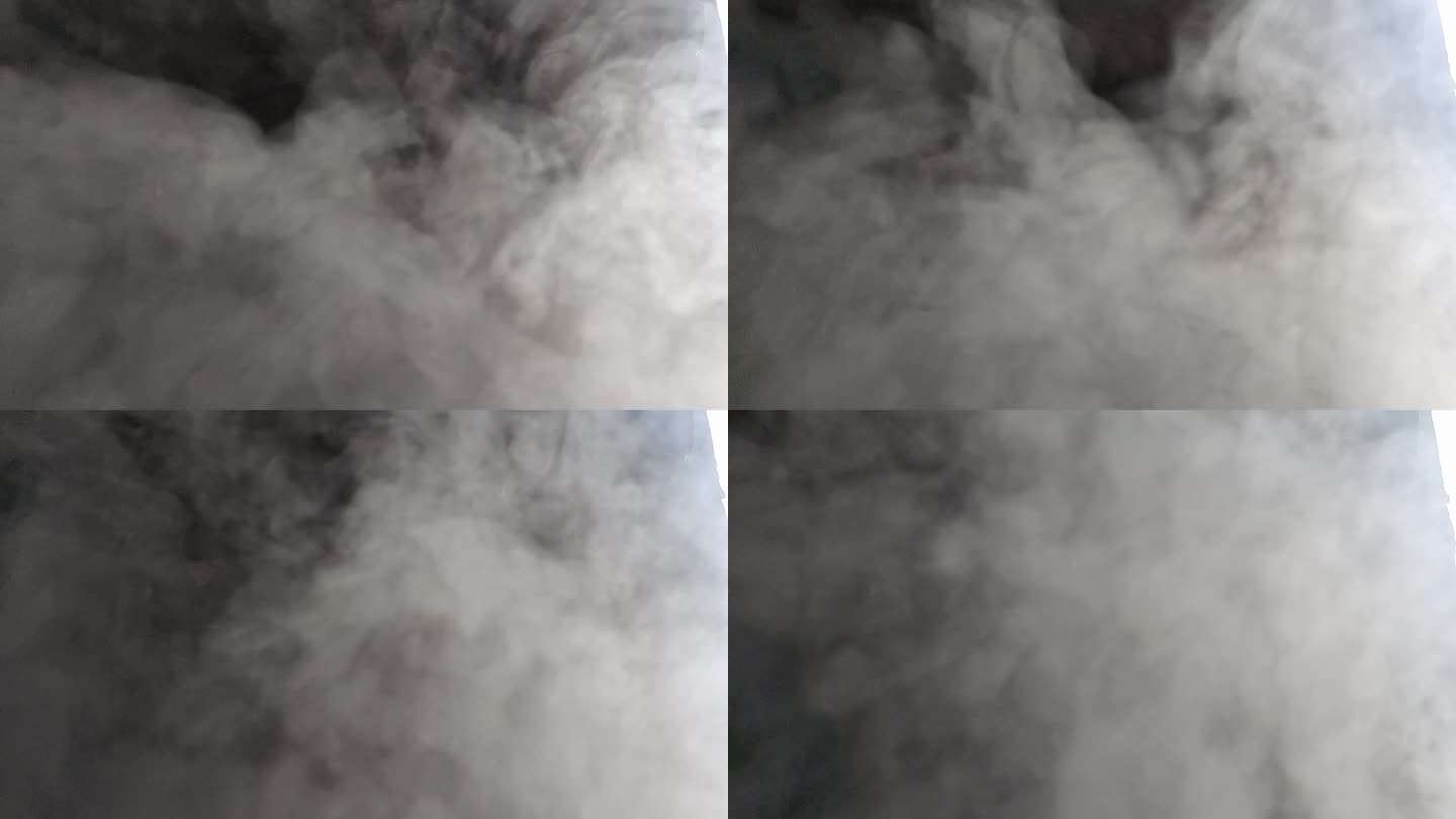 烟雾缭绕火烟流走烟雾弥漫飘流的烟雾火烟雾