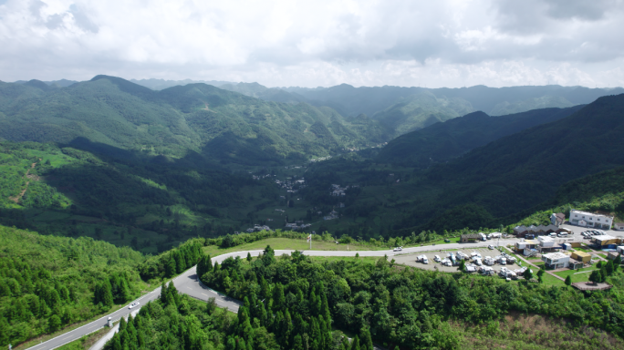 5.4K贵州玉舍国家森林公园航拍空镜