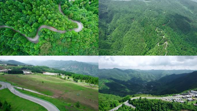 5.4K贵州玉舍国家森林公园航拍空镜